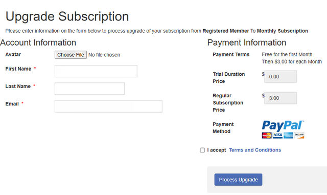 Process upgrade desktop